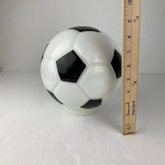 Vintage Soccer Ball Swag Lamp Light Shade SEE ALL - Picture 2 of 4